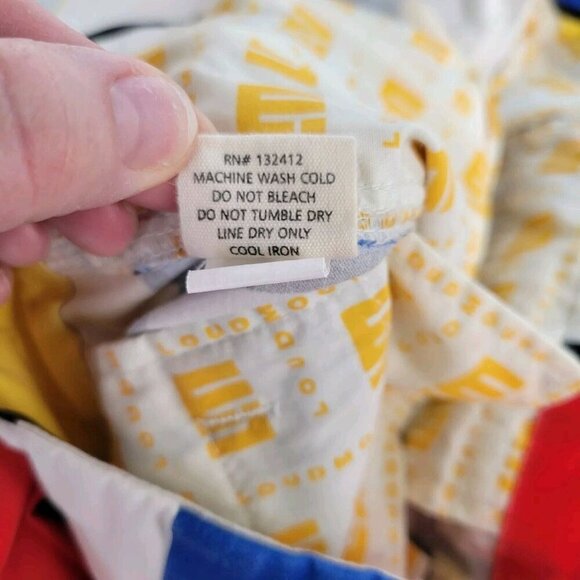 Loudmouth Capri Pants Womens Sz 2 Bold Multi Colorblock AOP Artsy Golf Golfing - Picture 11 of 11